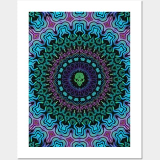 ALIENS Exist Kaleidoscope Posters and Art